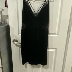 Black laced dress